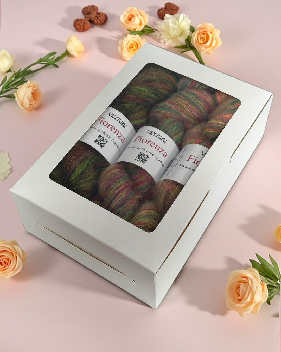 Fiorenza Yarn Gift Set – Peonia · Geranio · Anemone