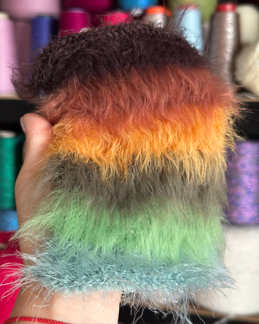 Set di filati Fluffina (6 × 100 g) — Natural & autumn shades