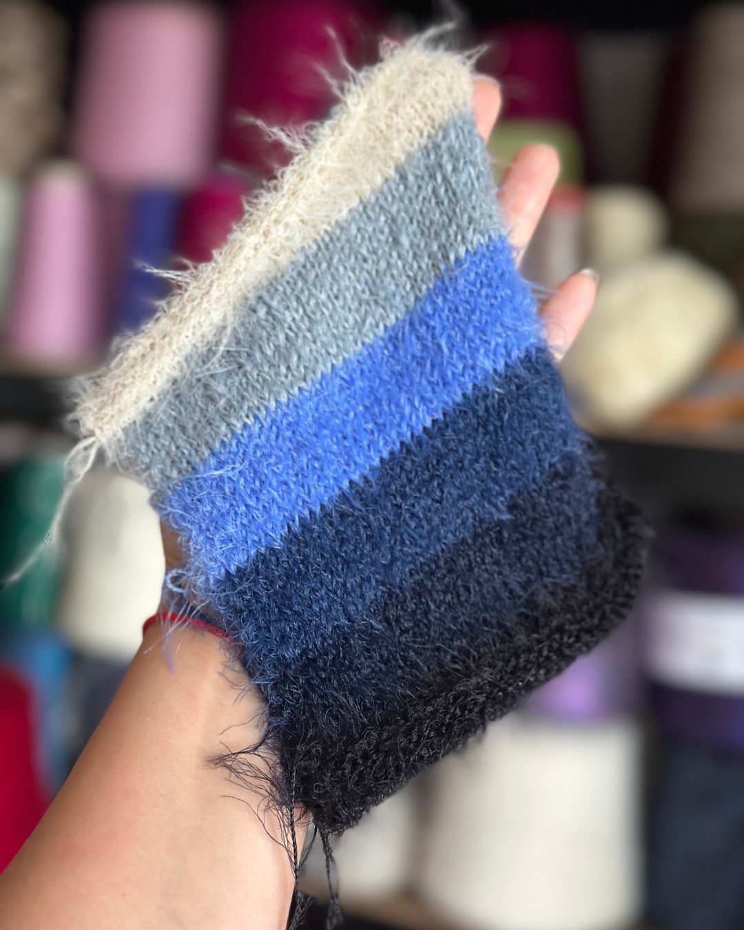 Set di filati Fluffina (6 × 100 g) — Toni freddi