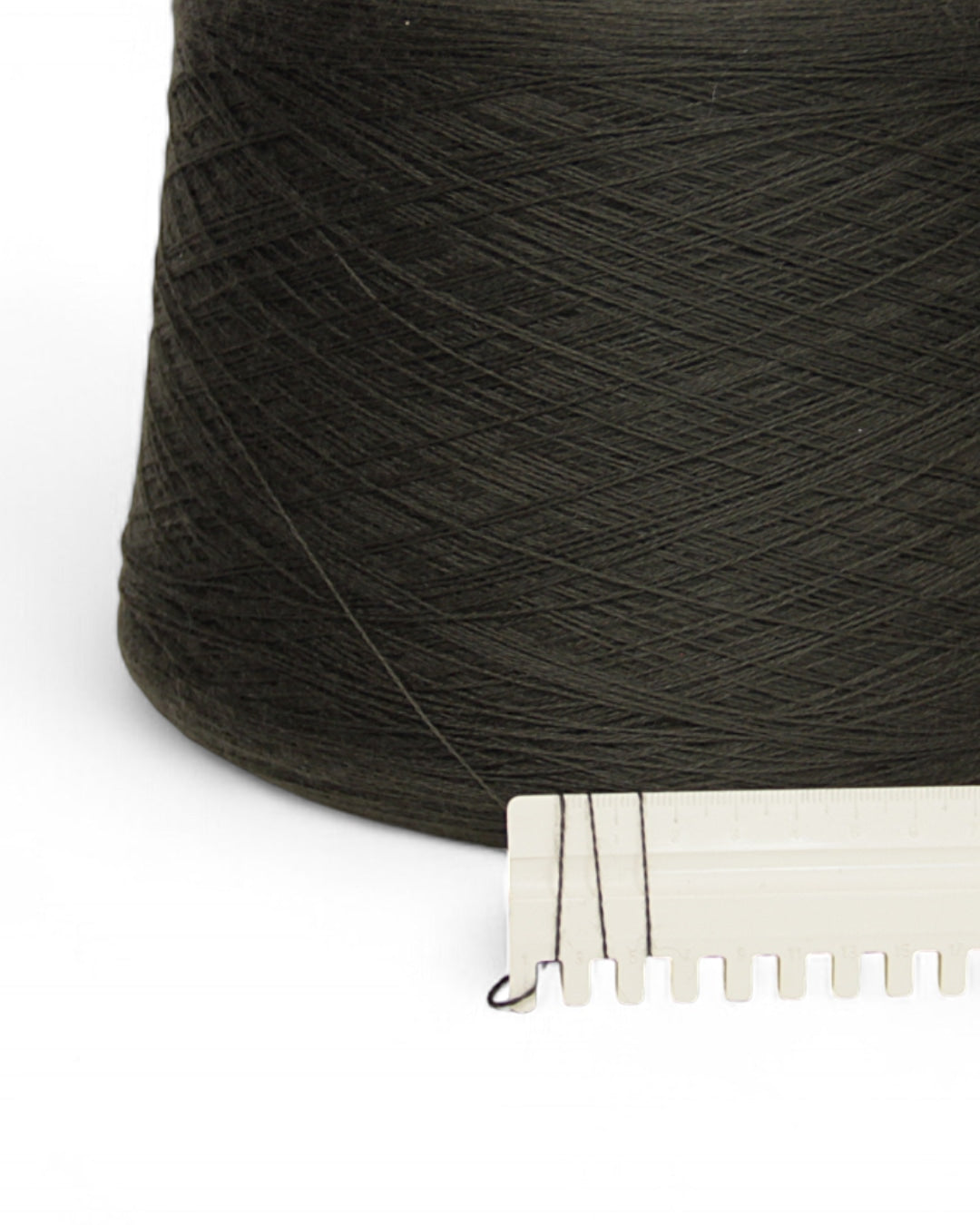 Harmony — Olive Night | Italian 100% extrafine merino wool cone yarn