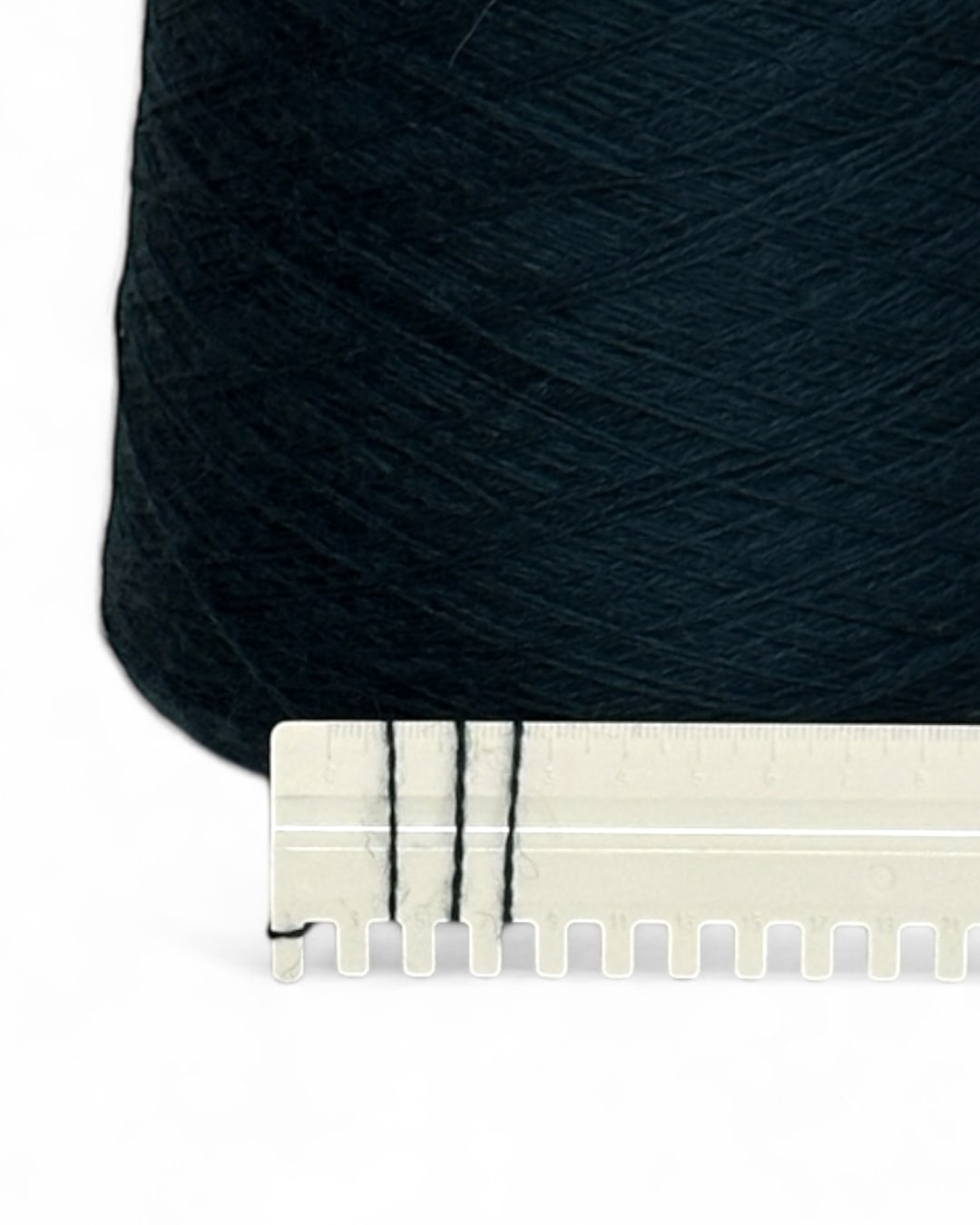 Fine wool-angora yarn, 750 m / 100 g, Deep Petrol color