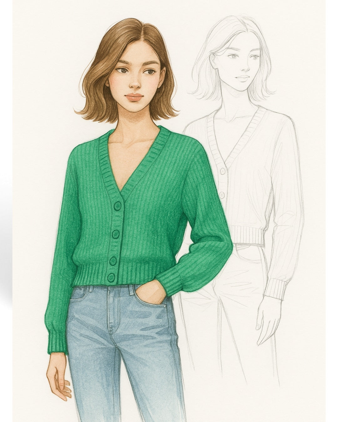 Ermes 3/20 — merino wool & nylon yarn by Olimpias (Italy), Apple Green