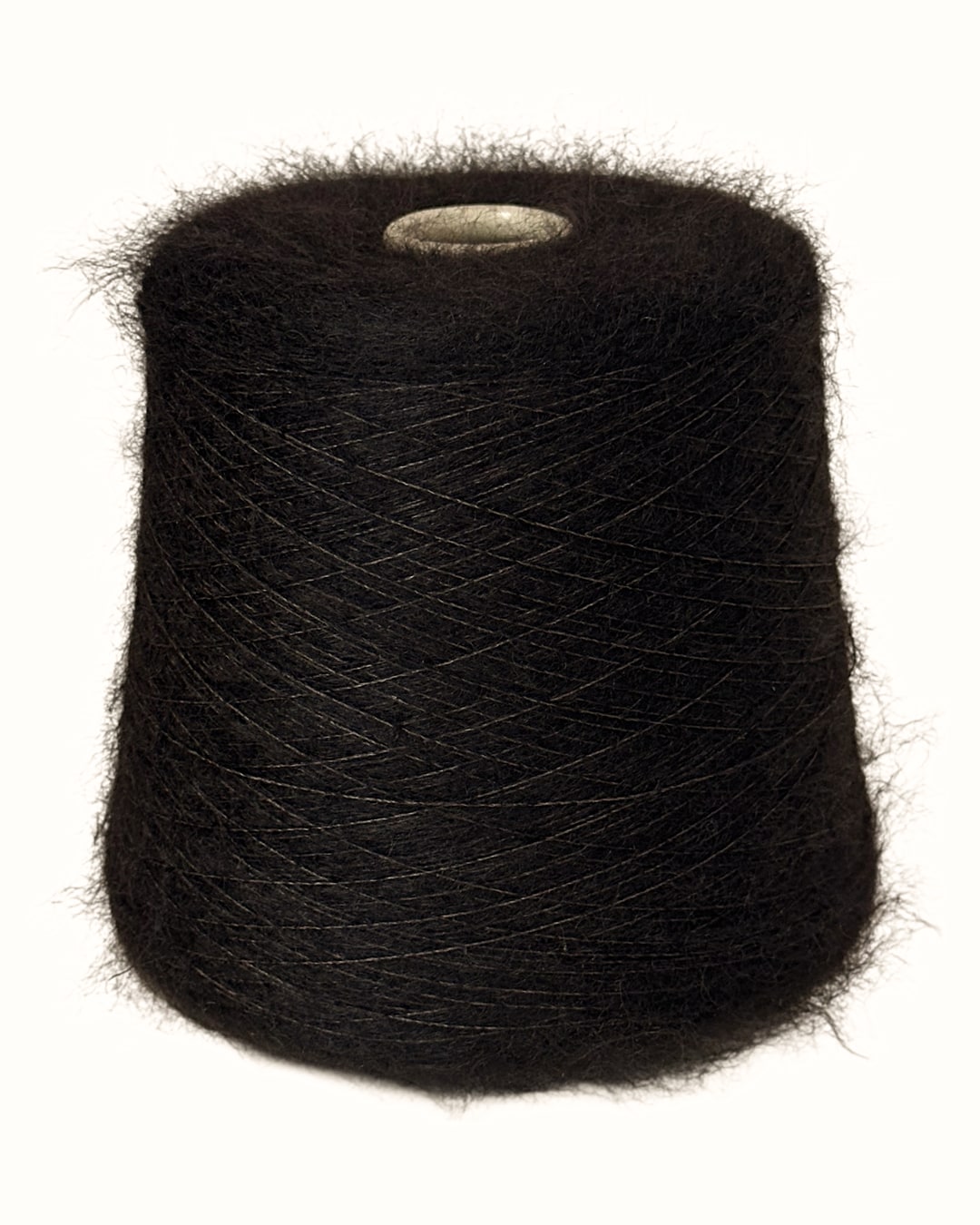 Dark Cacao Mohair Silk Yarn — 70% Mohair / 30% Silk, 850 m / 100 g