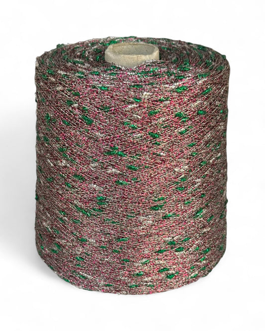 Stellina yarn Berry Garland on cone
