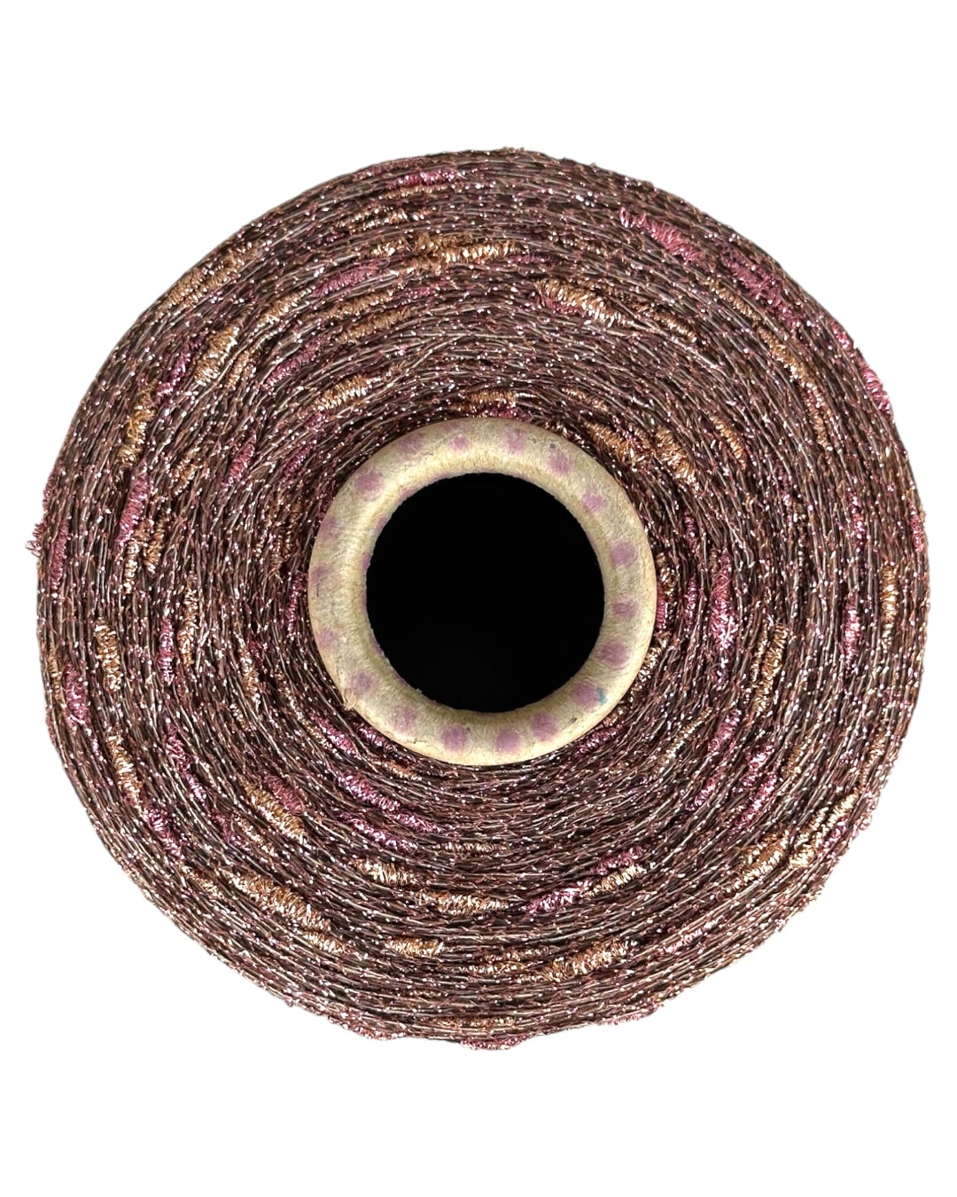 Round abrasive flap disc with a central hole on a white background