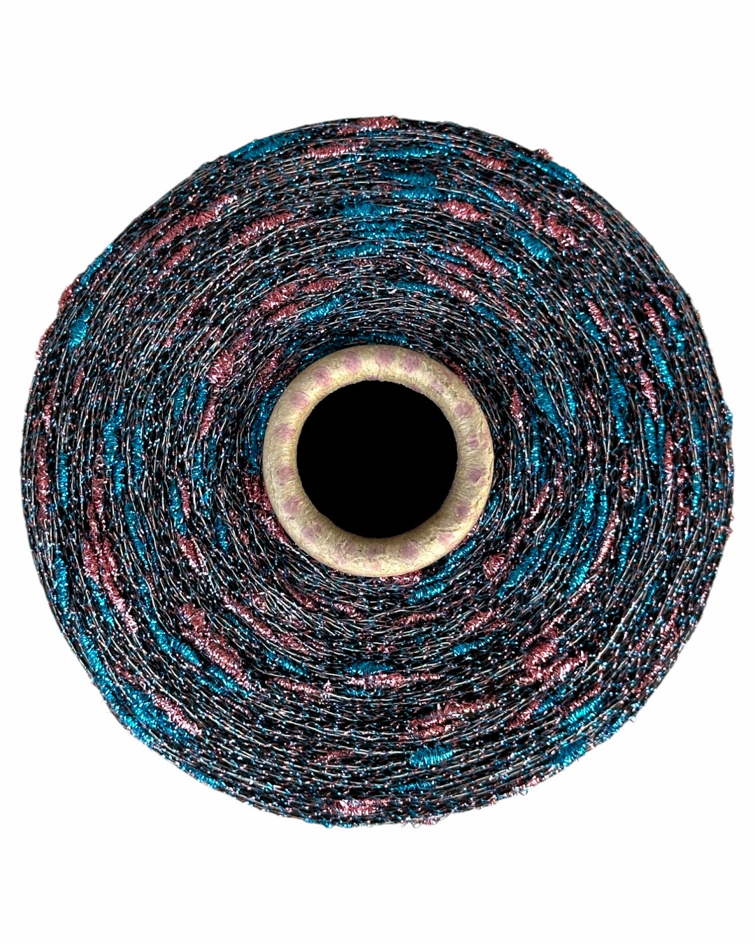 Roll of abrasive paper with a white background