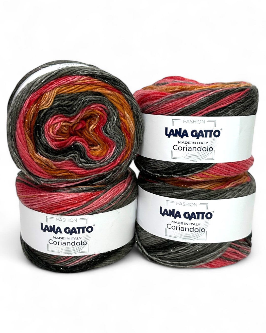 Lana Gatto Coriandolo, color 9329, 100 g / 300 m