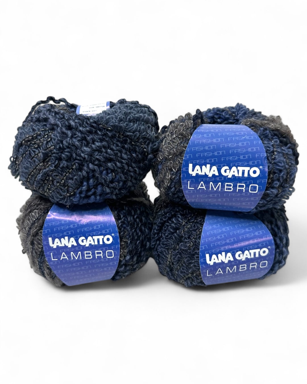 Lana Gatto Lambro Set di 4 gomitoli – 180 g, Italia
