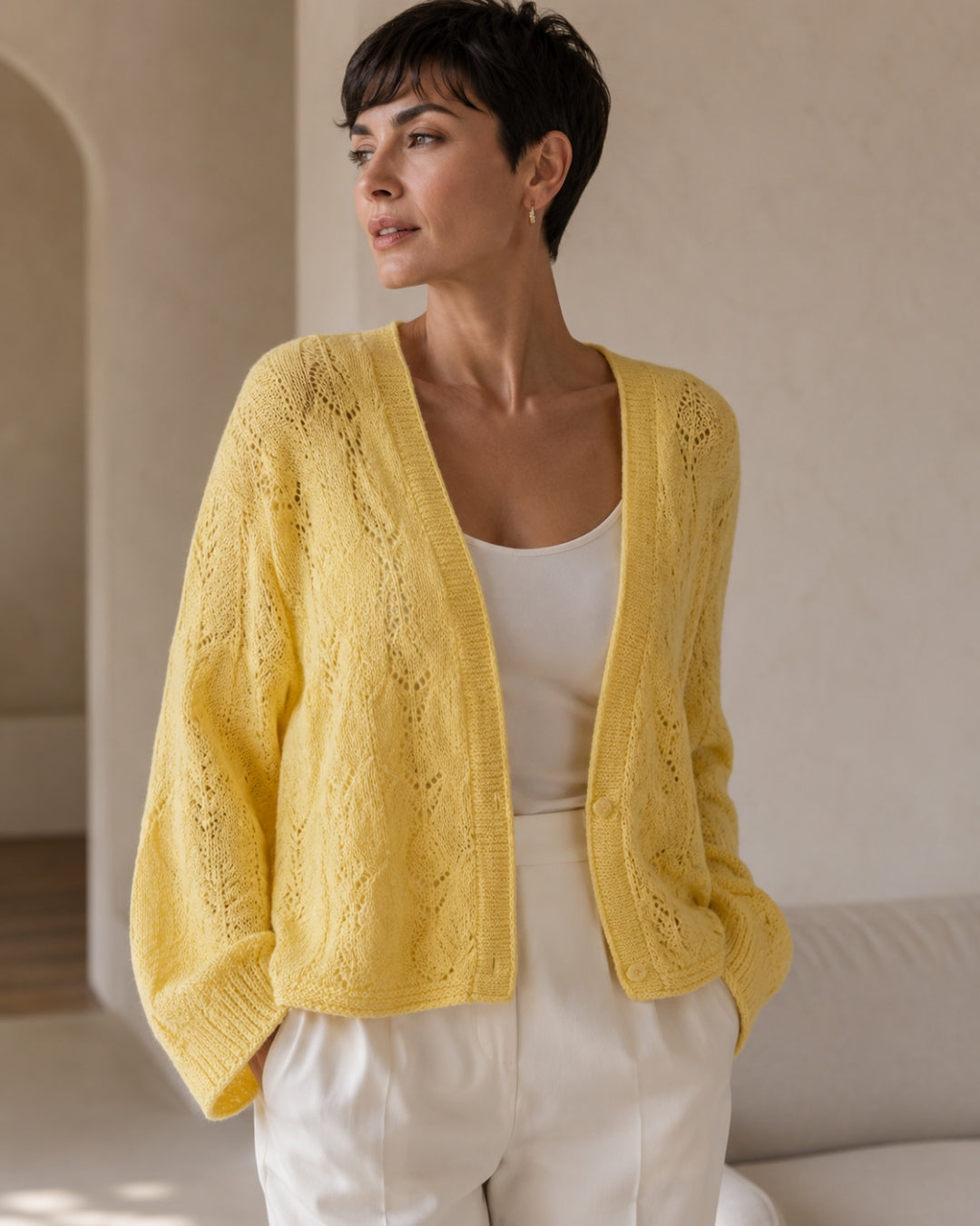 Harmony — Lemon Silk | Filato italiano 100% merino extrafine su cono