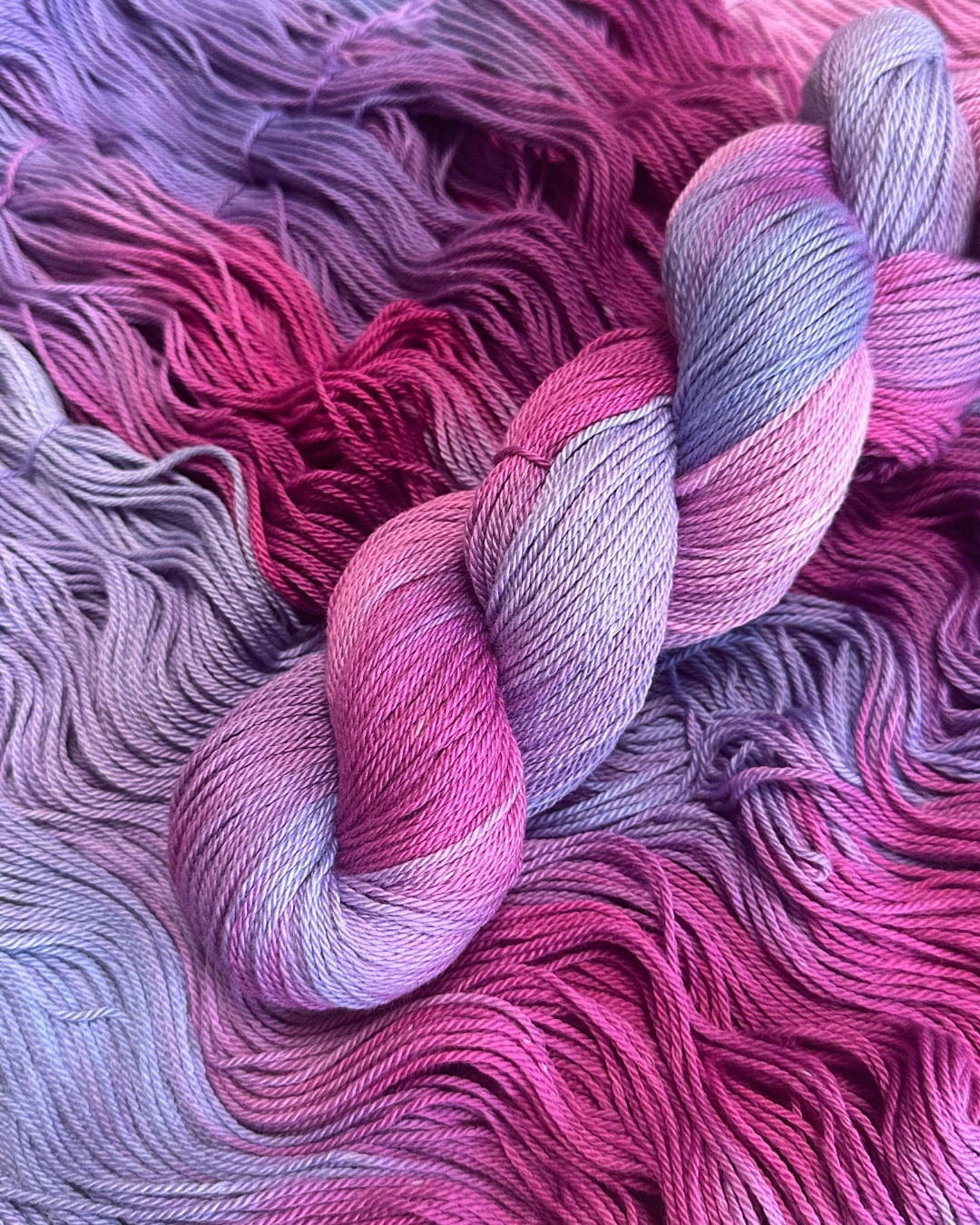 KIRON – Cotton Linen Yarn, Color Lilac Dawn, 100g