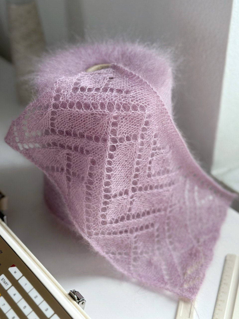 Super kid mohair Silk Italy Yarn, colors Blue, Fuchsia, Nude, Lilac, Desert Taupe, Pink Powder