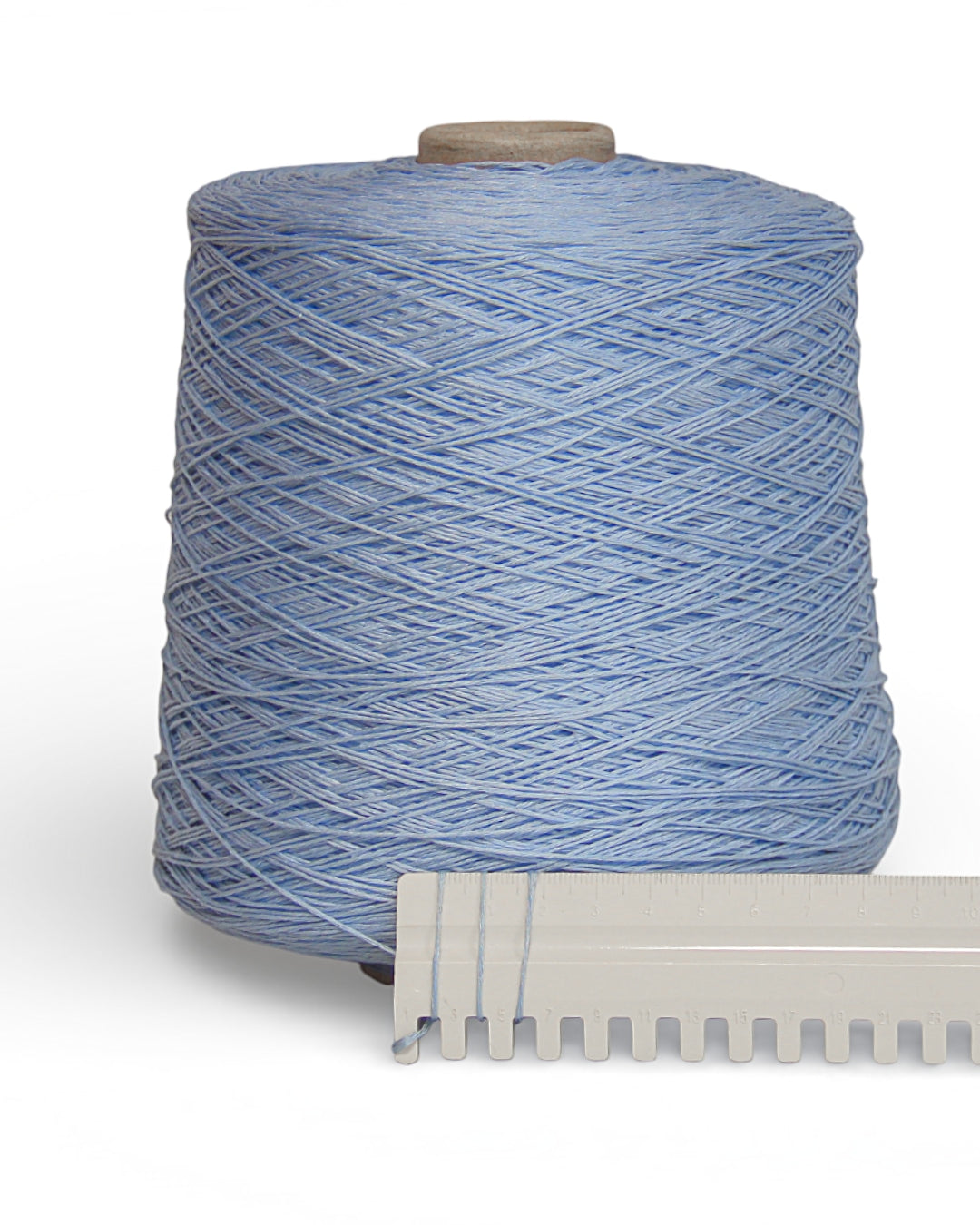 Linen Yarn Storm Blue — elegant linen yarn in a muted blue-grey shade (400 m / 100 g)