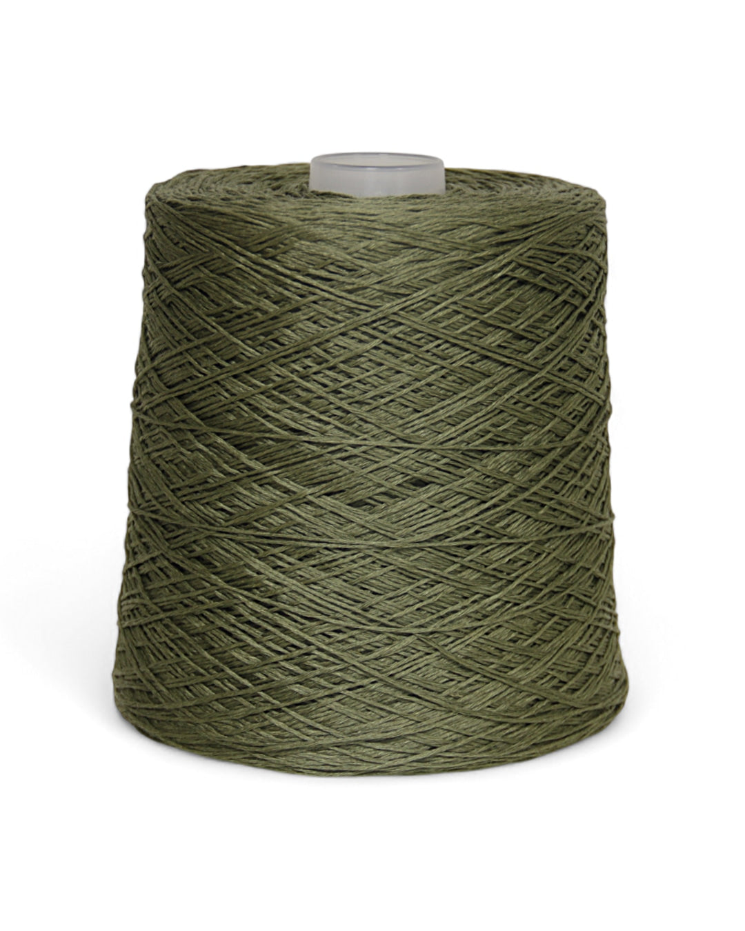 Frescolino Olive — elegant linen yarn in a soft olive tone (300 m / 100 g)
