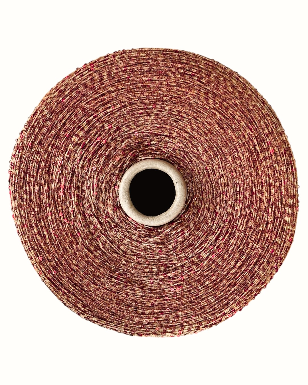 Top view of cone with layered sparkle