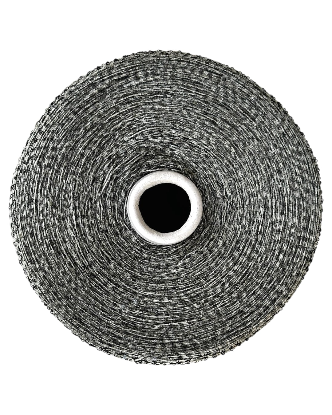 Top view of the cone with textured shimmer