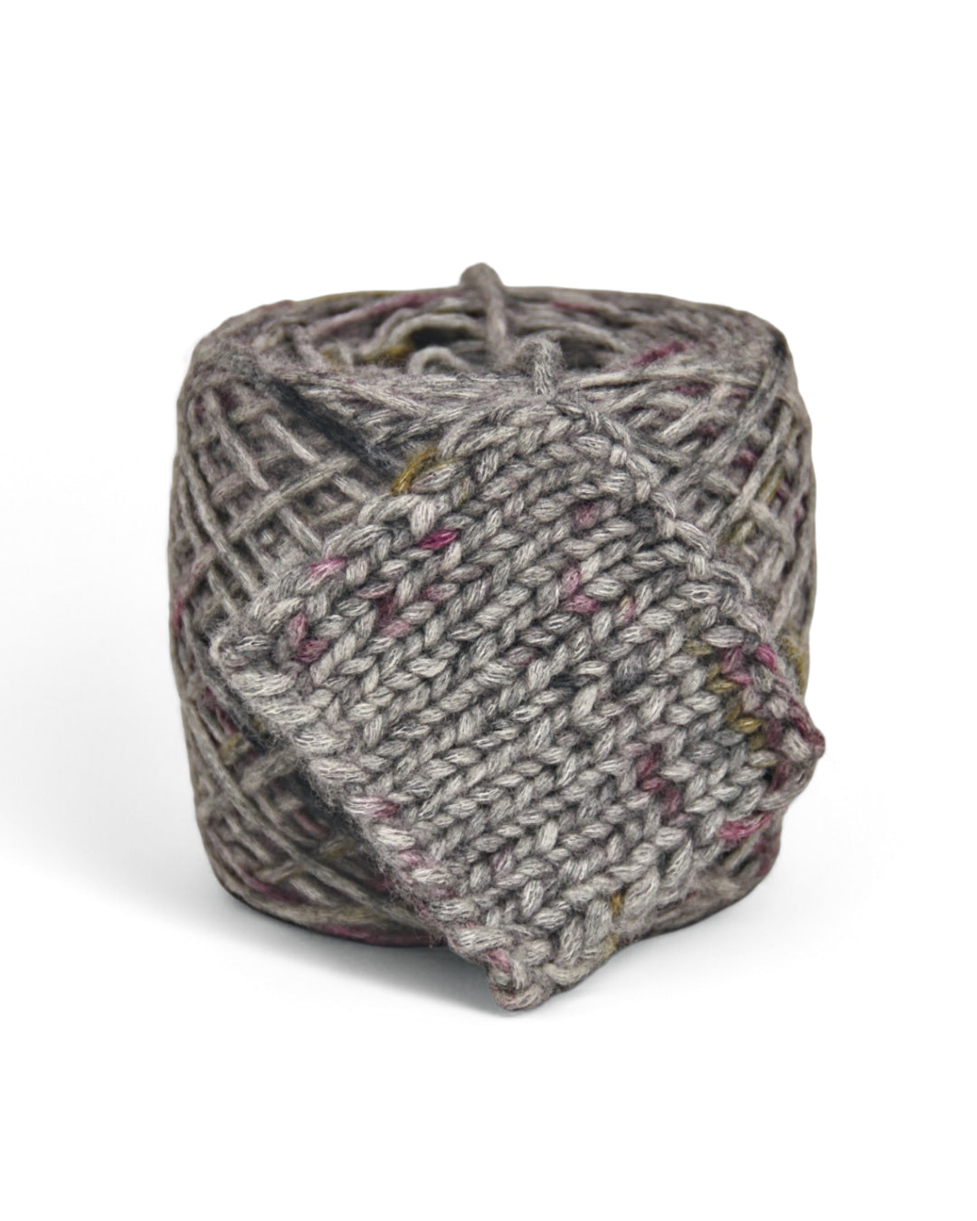Alpina Soft Wild Heather — Italian merino alpaca cotton blend cord yarn 100g