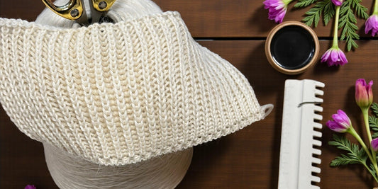 Pearl Rib on a Double-Bed Knitting Machine: Tutorial with a Low-Elasticity Cast-On Edge