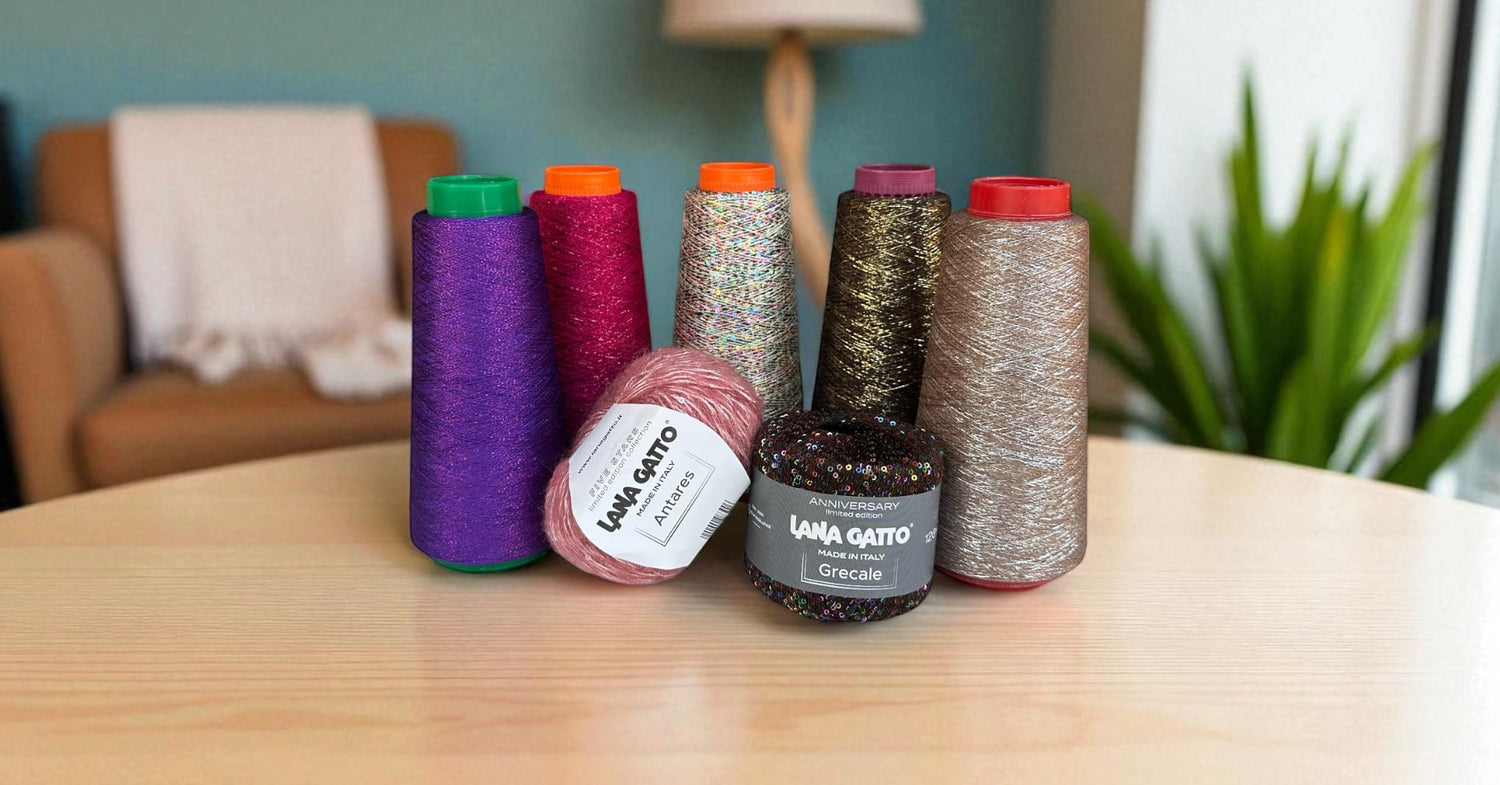 Sparkle Yarn with Sequins and Lurex