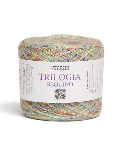 TRILOGIA SEQUIN — Mix di Tre Filati Italiani con Paillettes