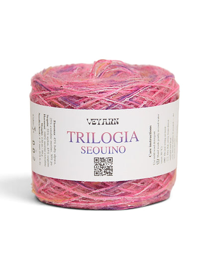 TRILOGIA SEQUIN — Mix di Tre Filati Italiani con Paillettes