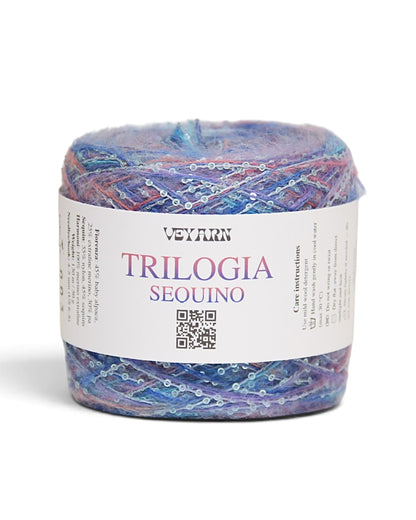 TRILOGIA SEQUIN — Mix di Tre Filati Italiani con Paillettes