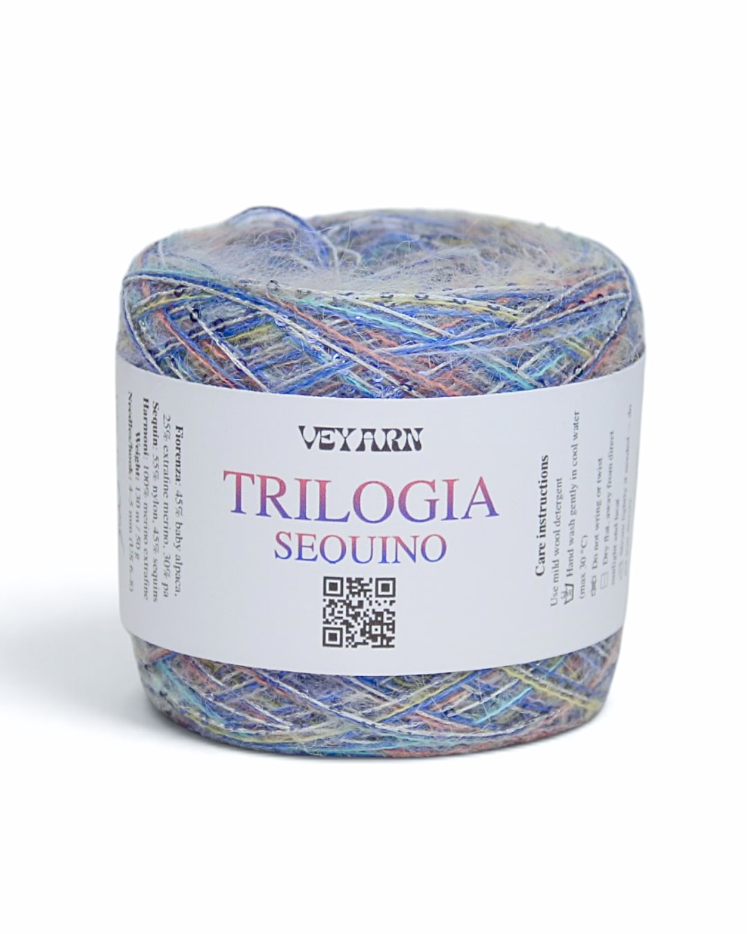 TRILOGIA SEQUIN — Mix of Three Italian Yarns with Sequins