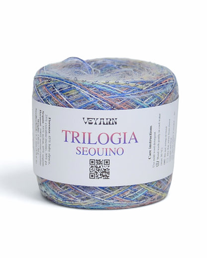 TRILOGIA SEQUIN — Mix of Three Italian Yarns with Sequins