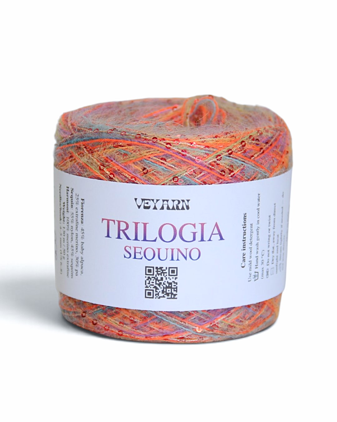 TRILOGIA SEQUIN — Mix of Three Italian Yarns with Sequins