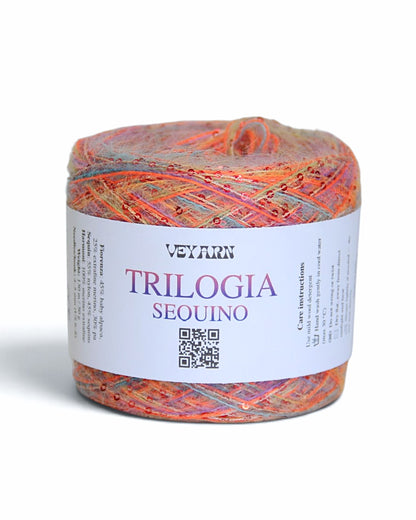 TRILOGIA SEQUIN — Mix of Three Italian Yarns with Sequins