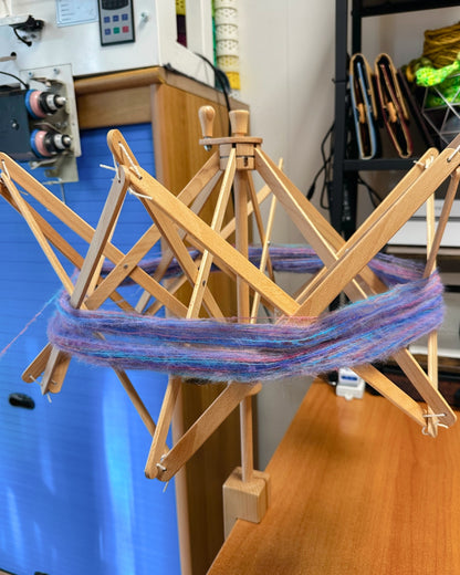 Skein winding into a ball