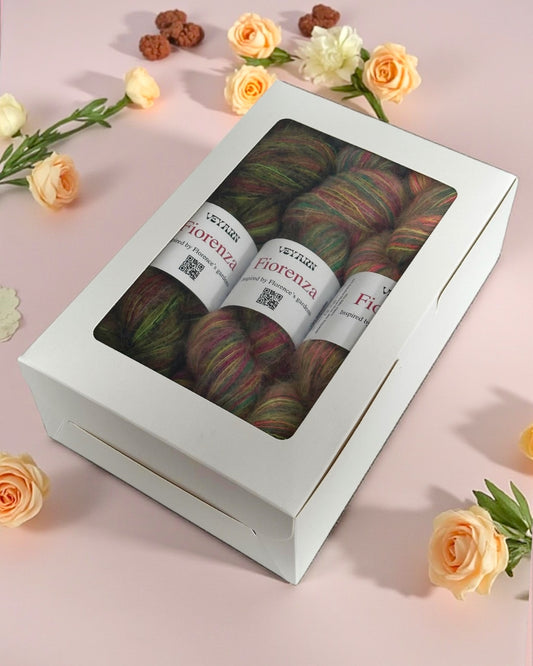 Fiorenza Yarn Gift Set – Peonia · Geranio · Anemone