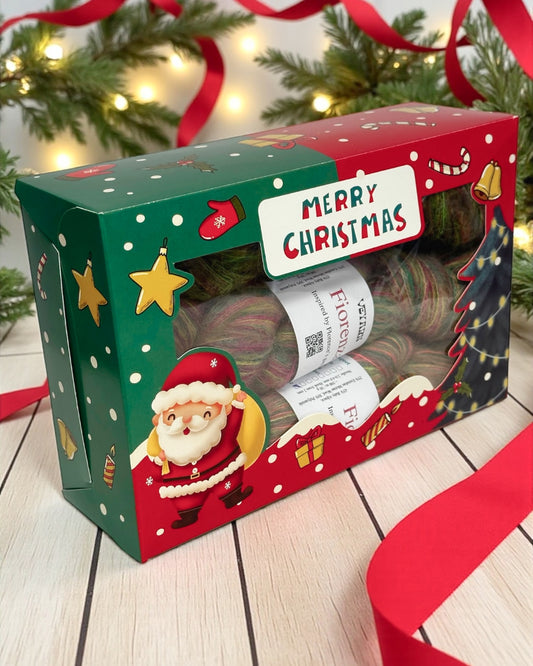Fiorenza Christmas Yarn Set – Peonia · Geranio · Anemone