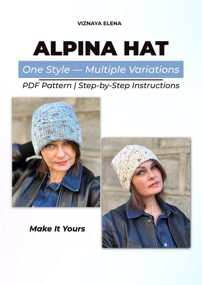 Knit Hat Pattern with Popular Textured Stitch (PDF + Video Tutorial)