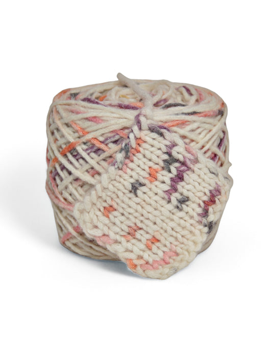Alpina Soft Autumn Bloom — Italian merino alpaca cotton blend cord yarn 100g