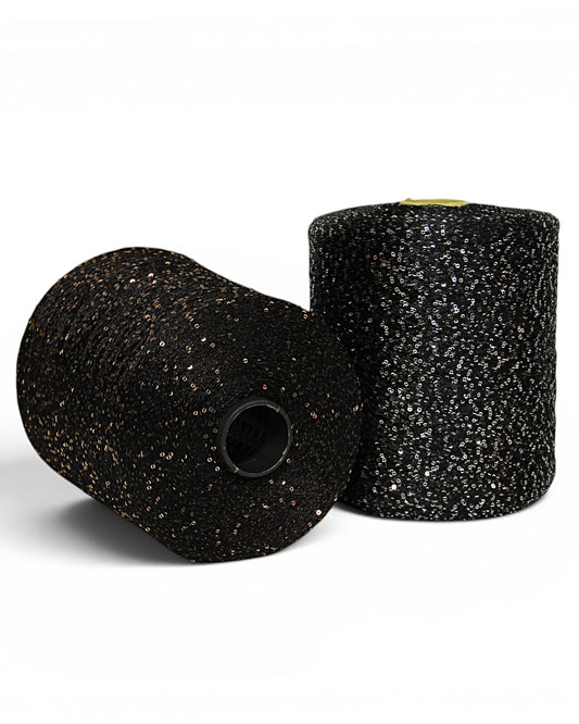 Sequin Yarn on Cone — Sparkle Thread for Knitting & Crochet