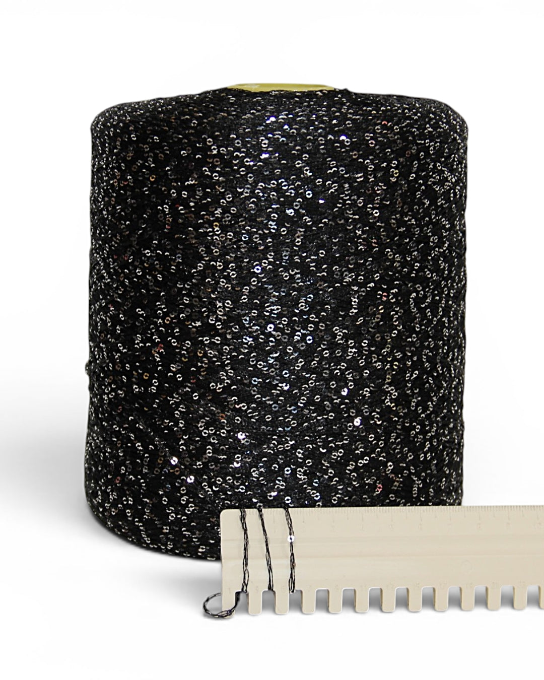 Sequin Yarn on Cone — Sparkle Thread for Knitting & Crochet