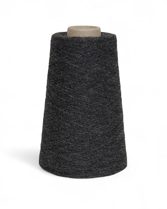 Cashfive — Charcoal Depth | Italian cashmere blend cone yarn, 220 g