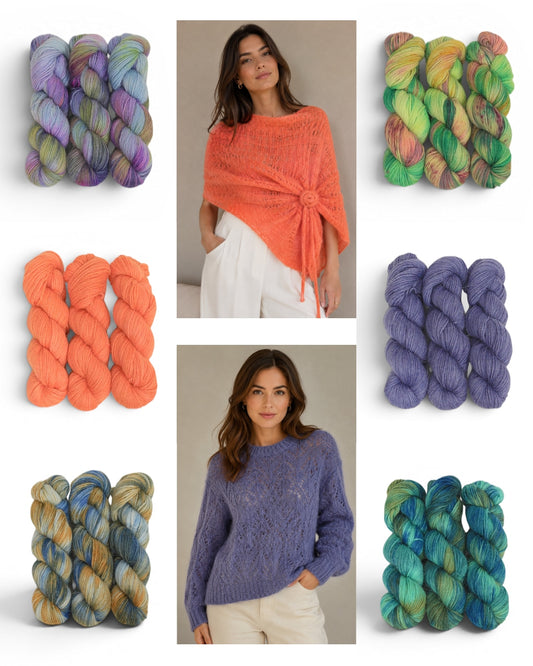 LIMBO — Hand dyed Baby Alpaca 60% / Merino 40%, 300 m / 100 g