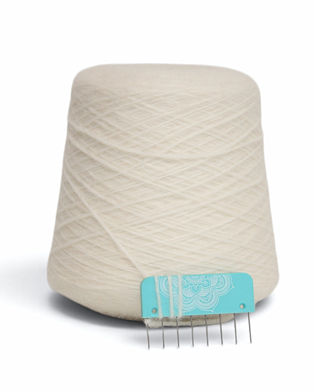 DUSTIN – Italian Cord Yarn | 60% Baby Alpaca | 400 m / 100 g | Natural White