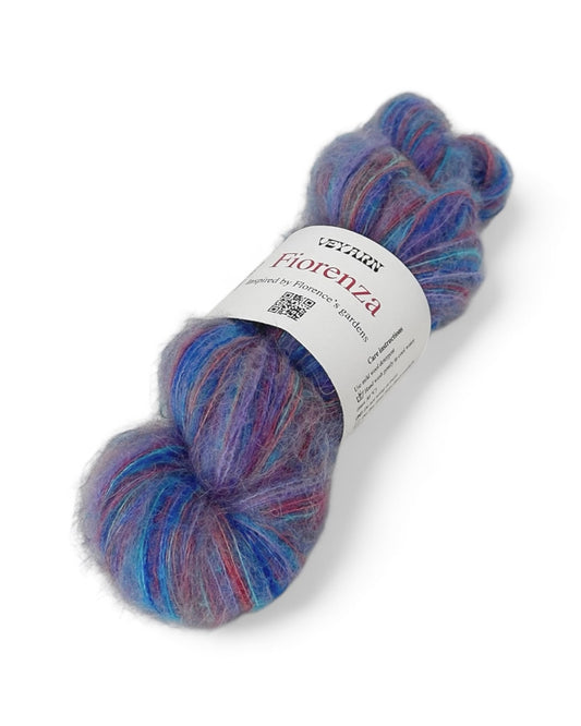 Color Glicine — Italian Fiorenza yarn (baby alpaca, extrafine merino, polyamide) 500m/50g