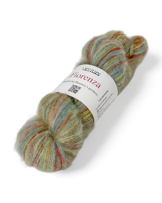Color Primula — Italian Fiorenza yarn (baby alpaca, extrafine merino, polyamide) 500m/50g