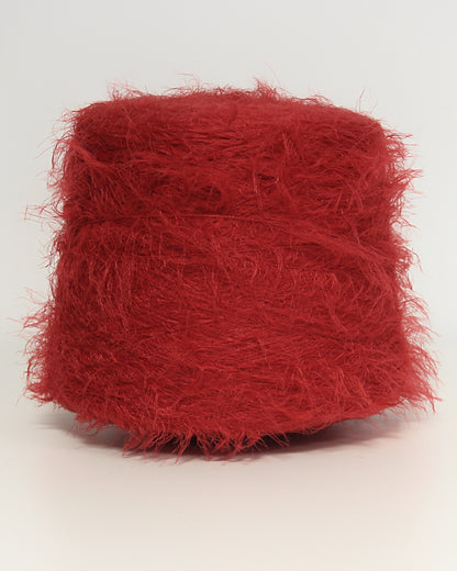 Red Fluffina yarn, 100% Nylon, 300 m / 100 g