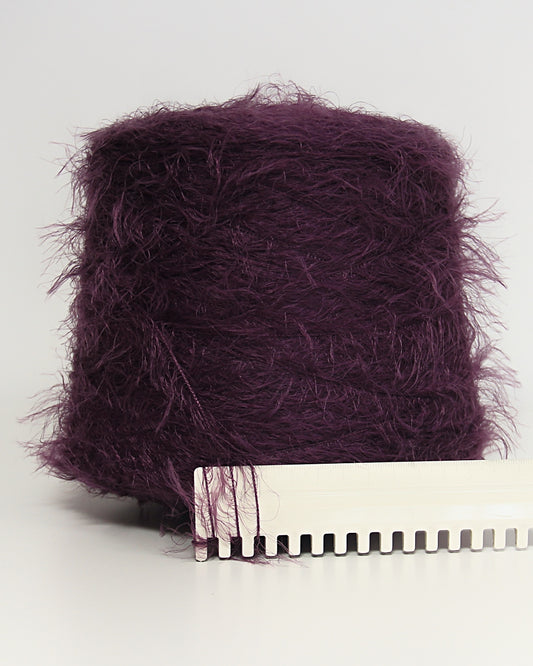Plum Fluffina yarn, 100% Nylon, 300 m / 100 g