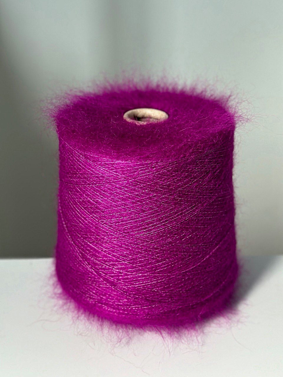 Filato Super Kid Mohair Silk Italy, colori Blu, Fucsia, Nude, Lilla, Desert Taupe, Rosa Cipria