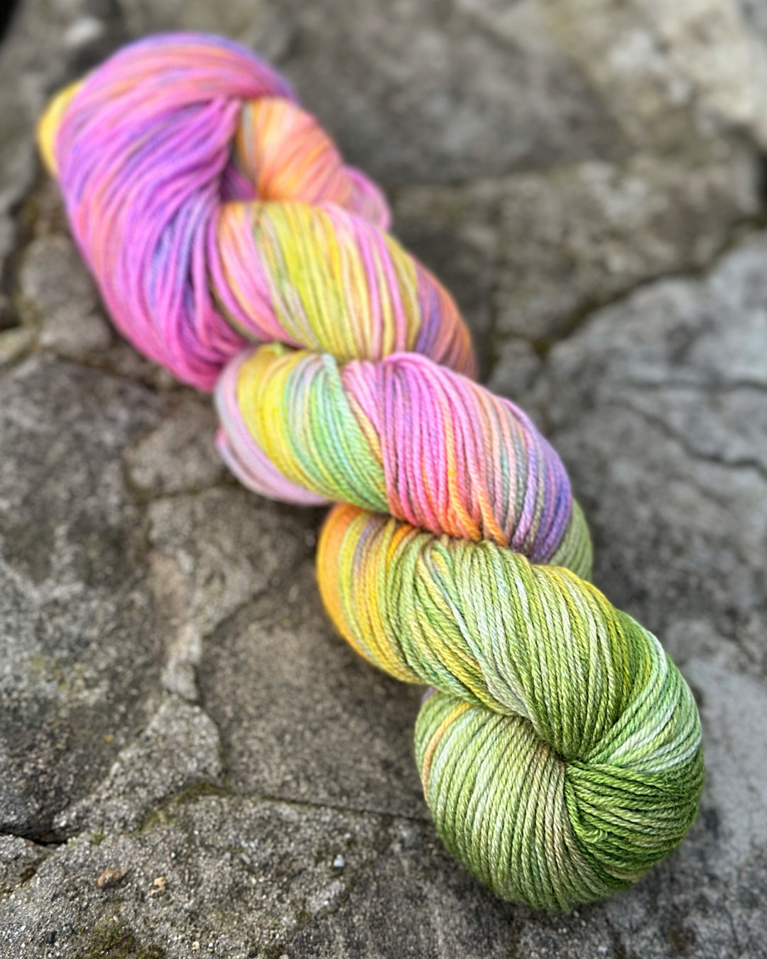 Merino wool Hand Dyed yarn, 8 colors, 400m, skein 100g