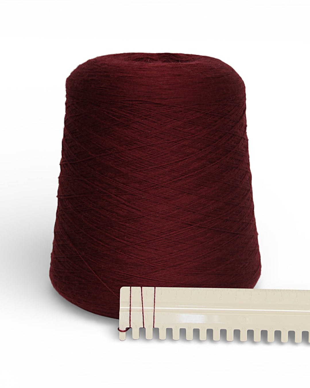 Harmony — Burgundy Wine | Italian 100% extrafine merino wool cone yarn