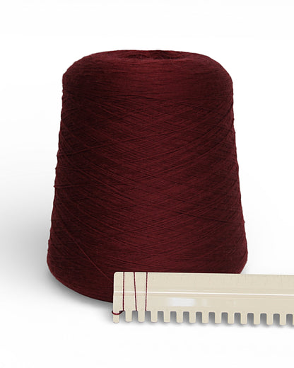 Harmony — Burgundy Wine | Italian 100% extrafine merino wool cone yarn