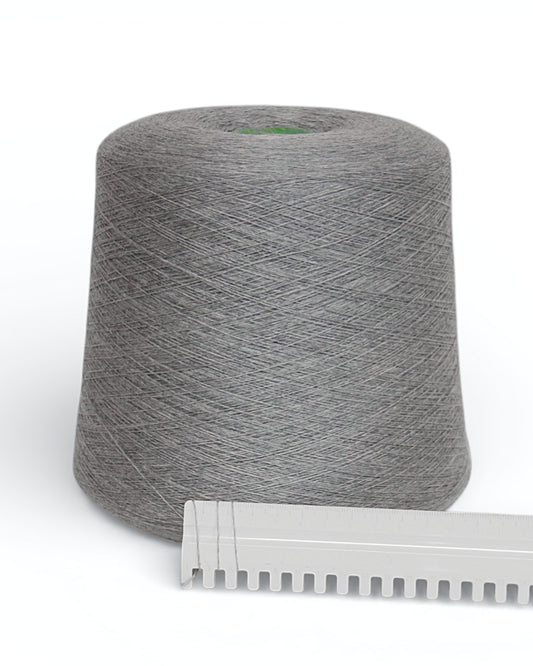 Harmony — Argento melange | Italian 100% extrafine merino wool cone yarn