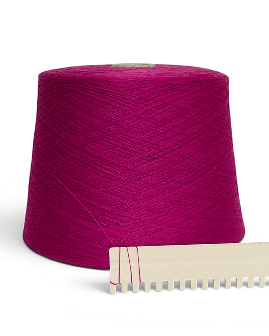 Harmony — Fuxia | Italian 100% extrafine merino wool cone yarn