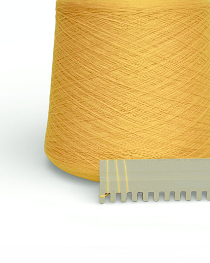 Harmony — Golden Straw| Italian 100% extrafine merino wool cone yarn